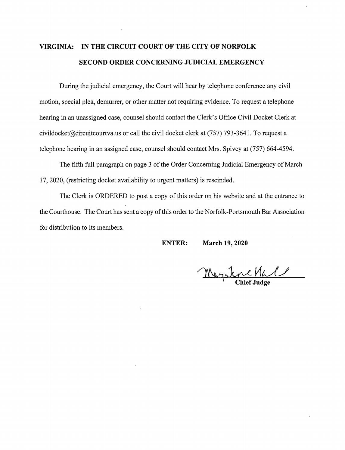 Second-Order-Concerning-Judicial-Emergency