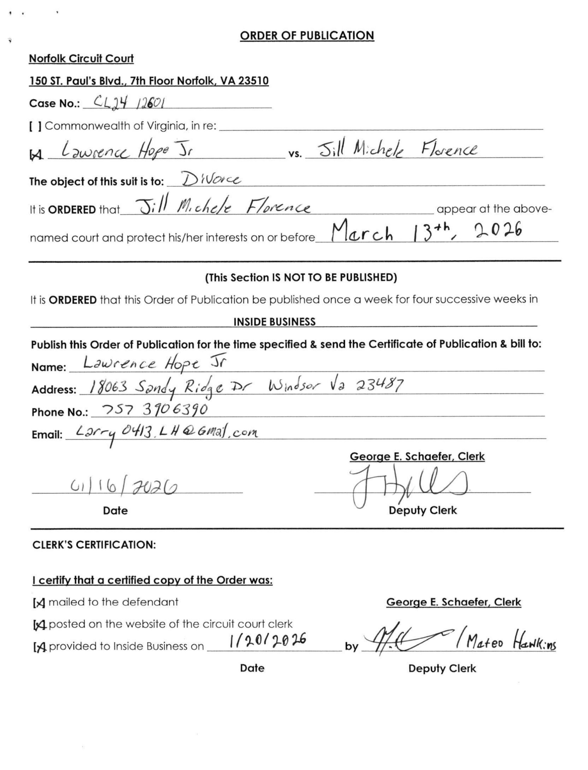 CL24-12601 Order of Publication