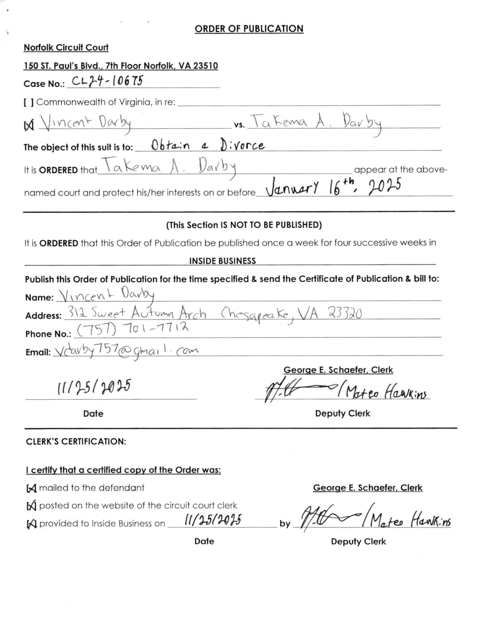 CL24-10675 Order of Publication