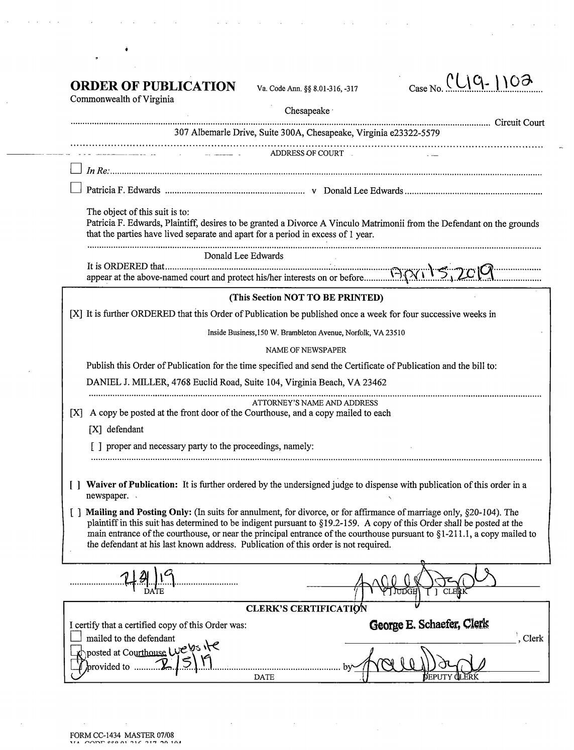 CL 19-1102 Order ofPublication