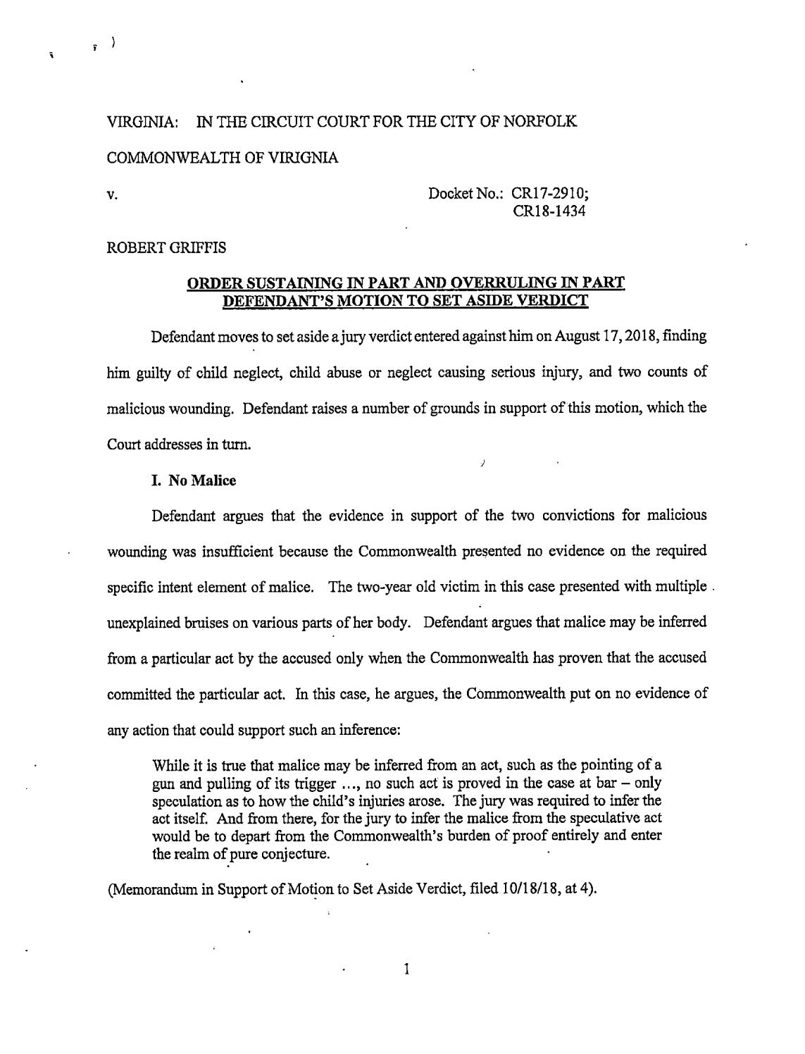 CW v. Robert Griffis