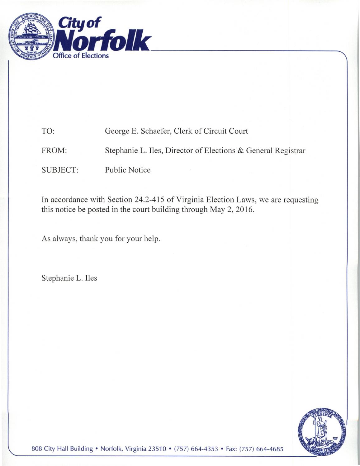 Public notice 05 03 2016