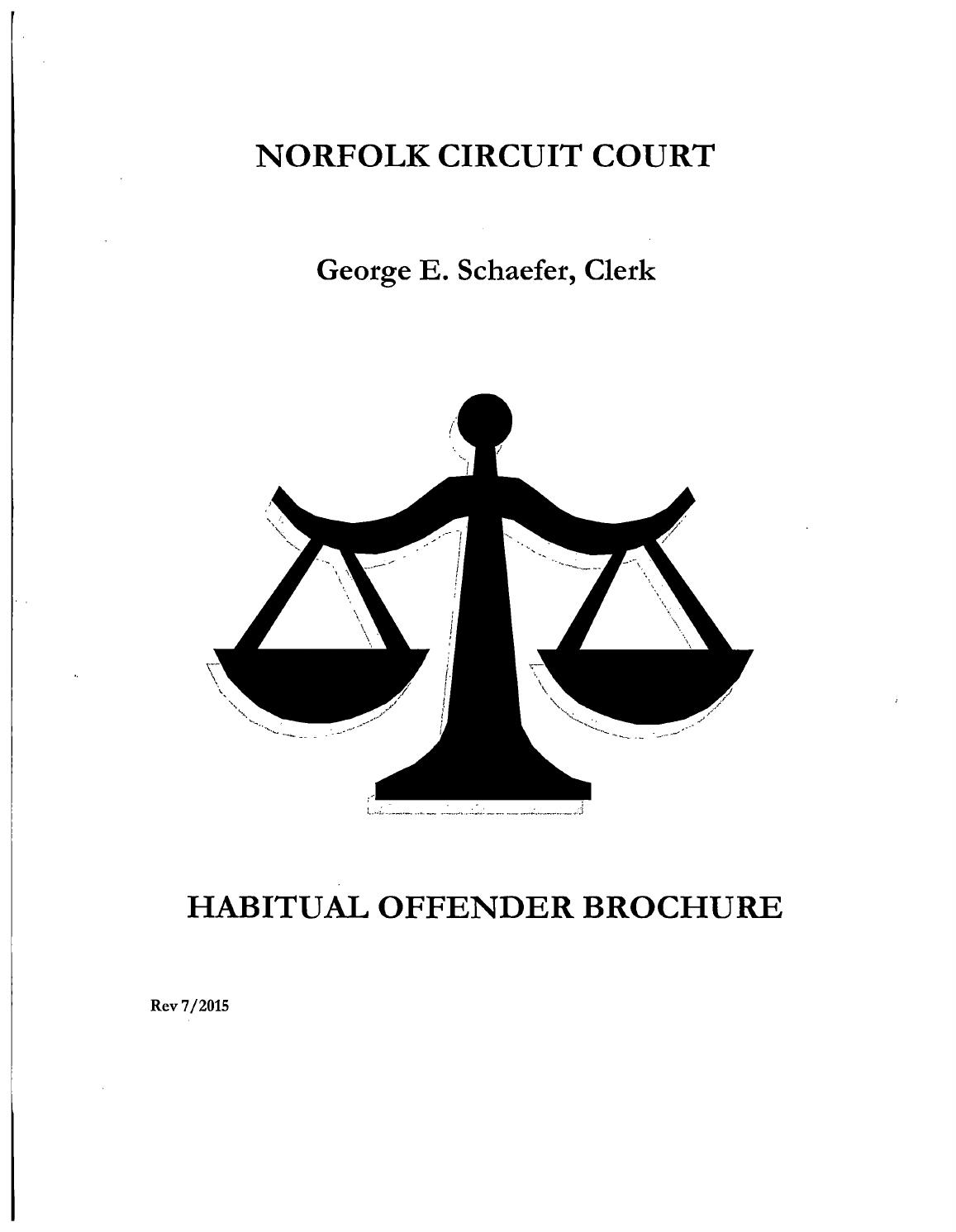 Habitual offender
