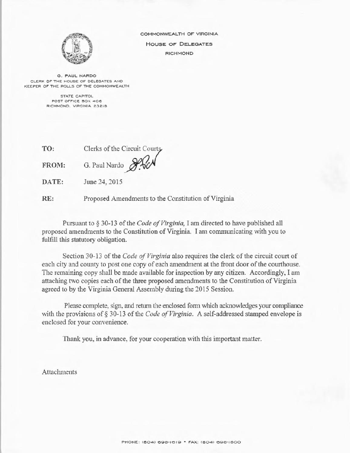 Constitutional amendments