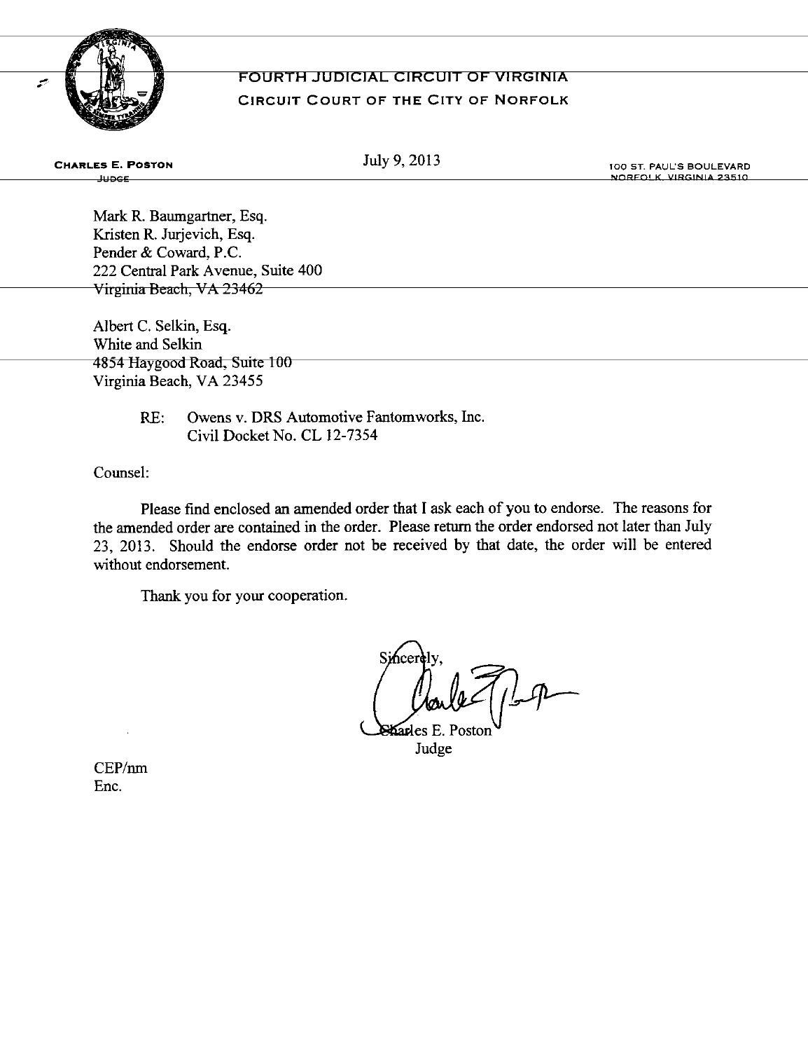 Owens v drsautomotive
