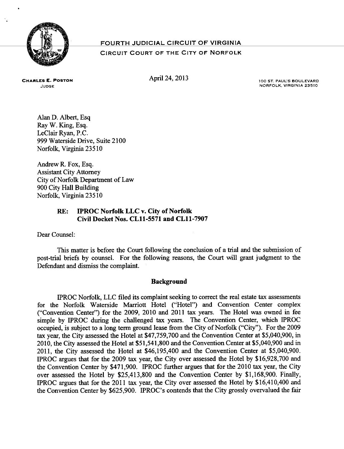 Iprocnorfolkllc v cityofnorfolk