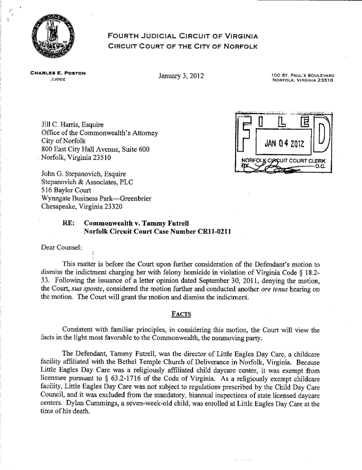 Commonwealth V Futrell