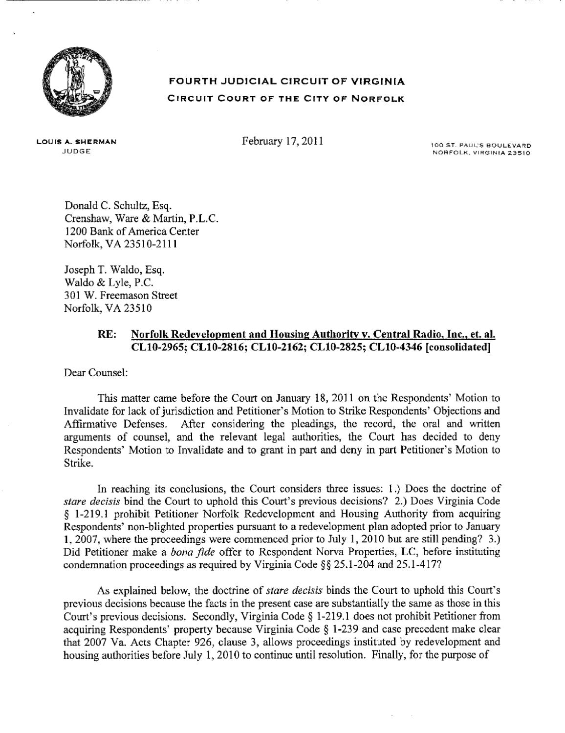 NRHA v Central Radio