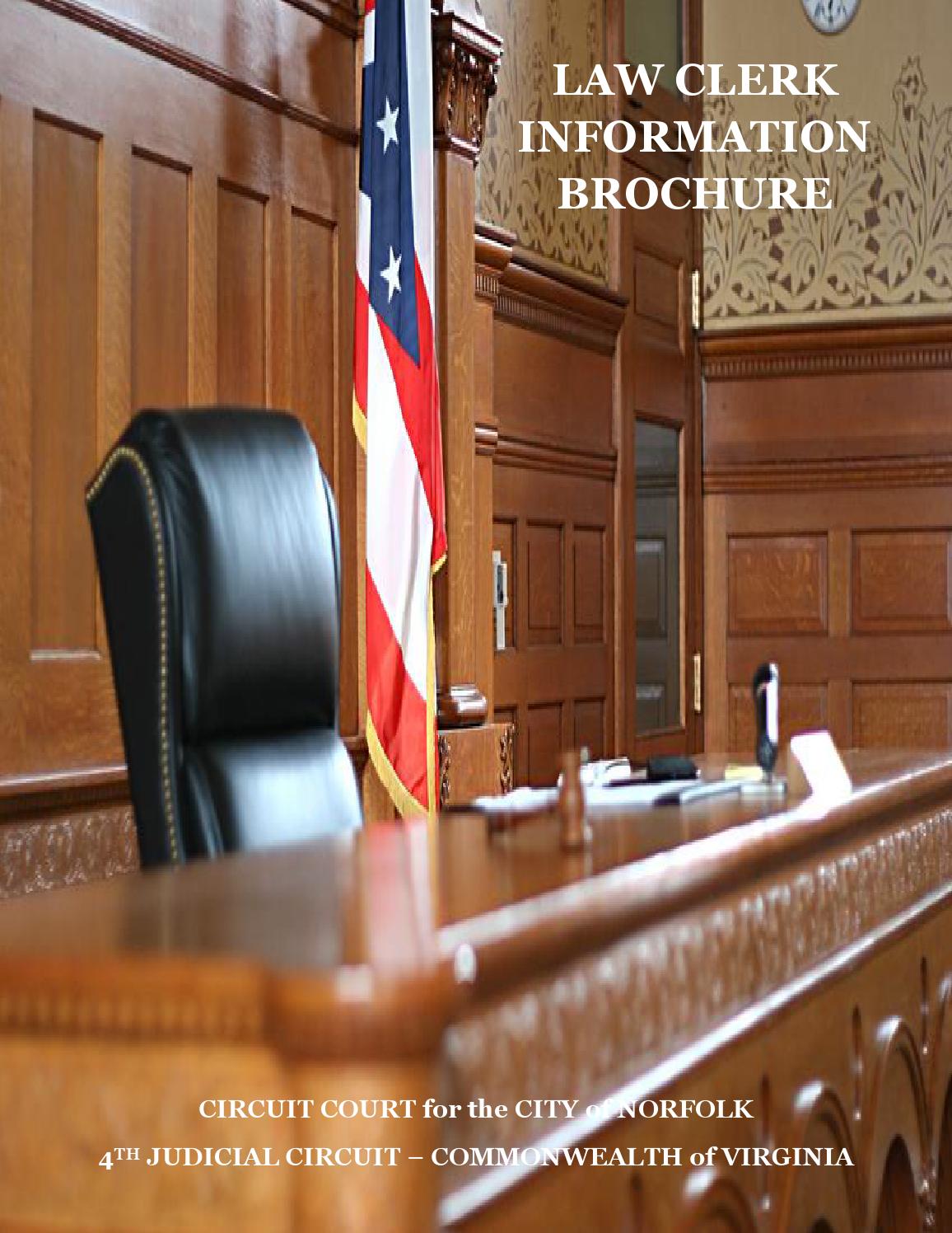 Law Clerk Brochure