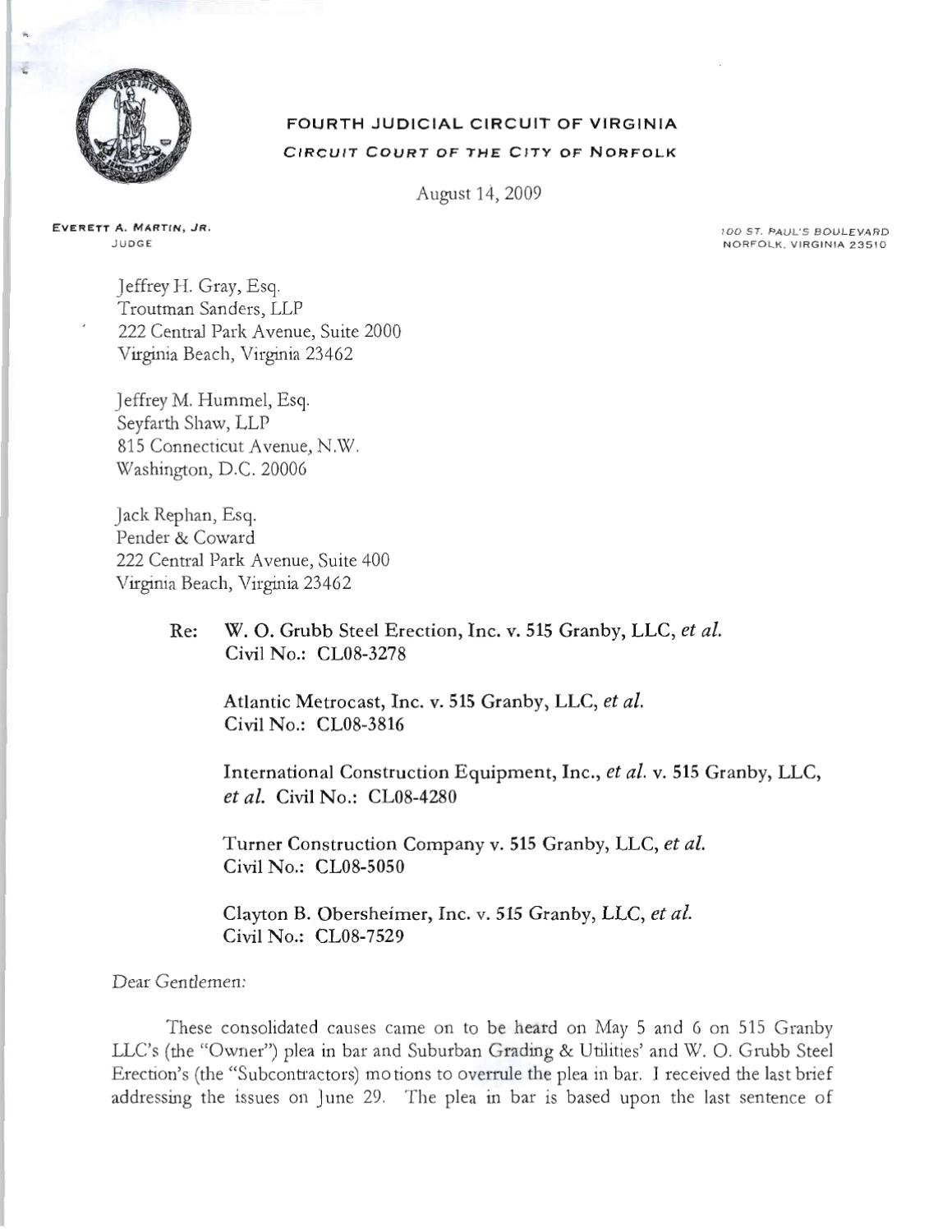 Pay When Finance Clause