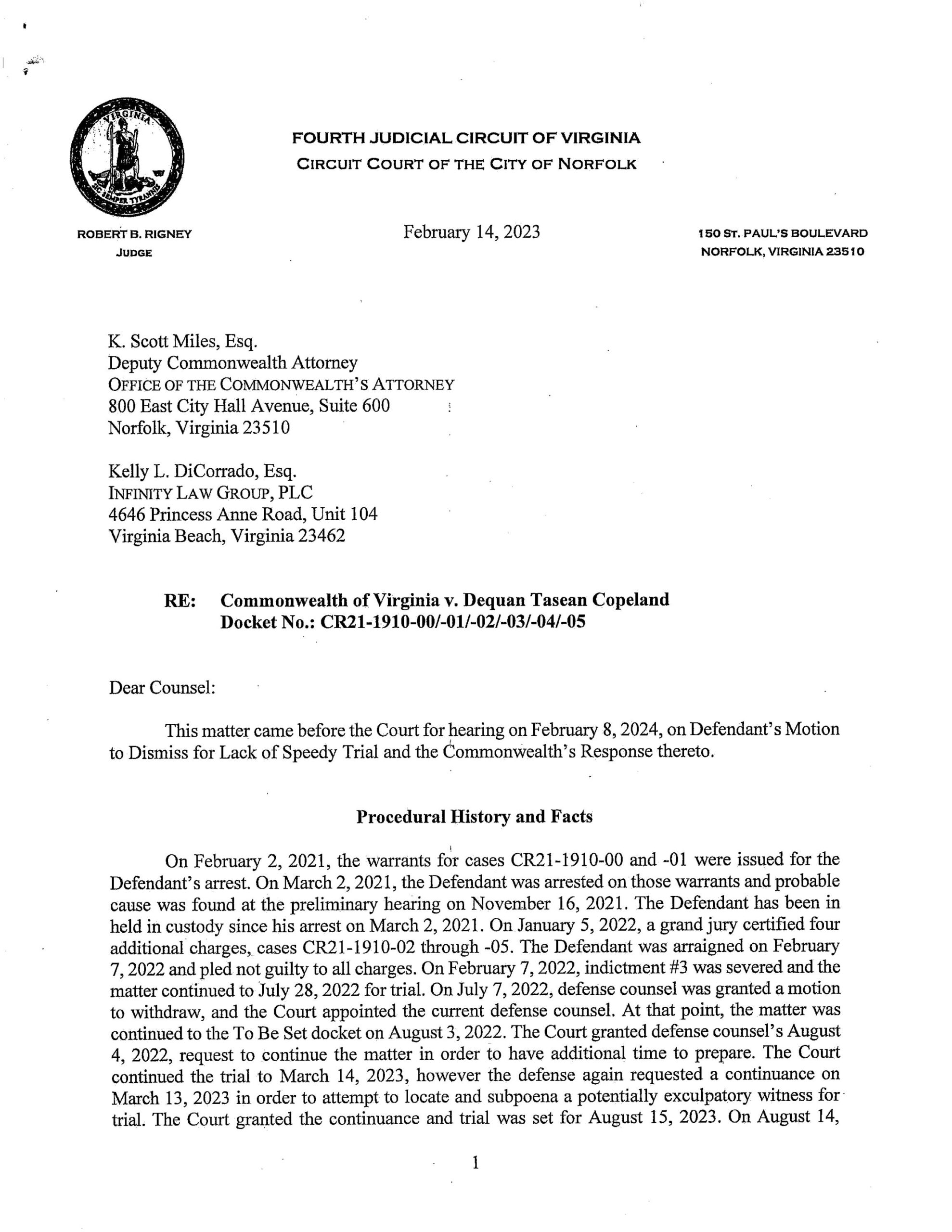 CW v. Dequan Copeland